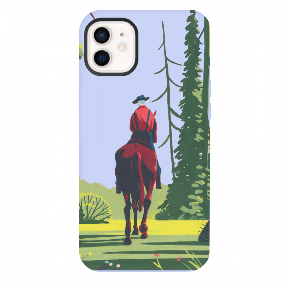 iPhone 12 Horseman Purple Silicone Case