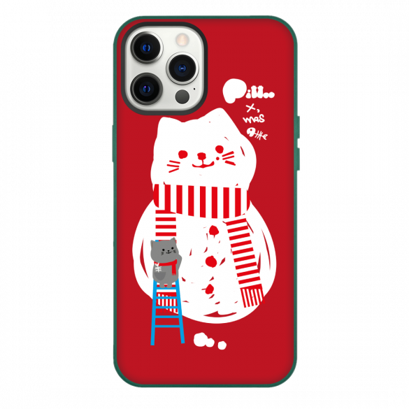 Pilloo X’mas Collection Snow Pilloo Red Phone Case By Alexander Arrrow 
