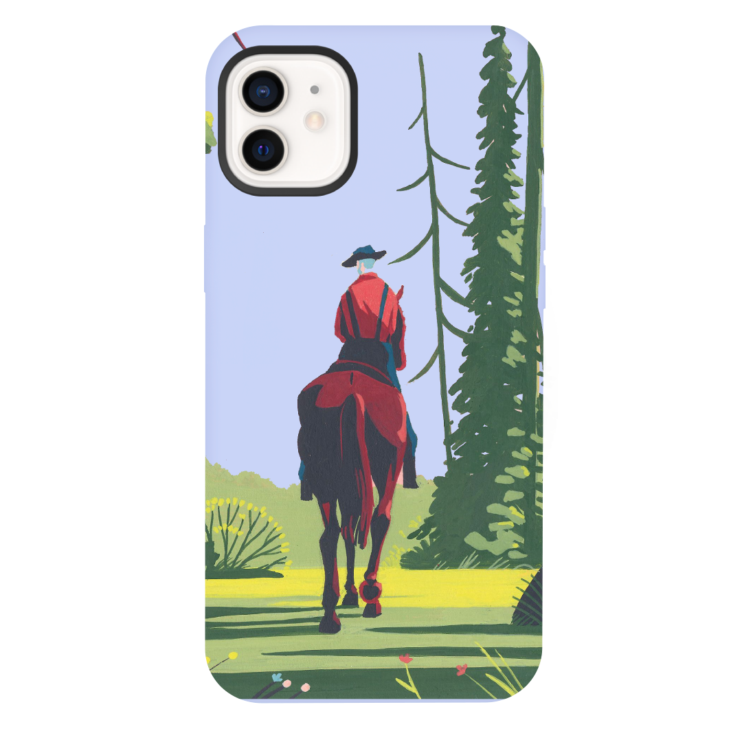iPhone 12 Horseman Purple Silicone Case