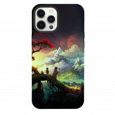 iPhone 13 Pro Max Wonderland Adventure Black Silicone Case