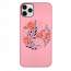 iPhone 13 Pro Max Chinese Flower Pink Silicone Case