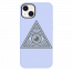 iPhone 13 The Eye Of Providence Purple Silicone Case