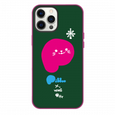 Pilloo X’mas Collection P for Pilloo Green Phone Case By Alexander Arrrow 