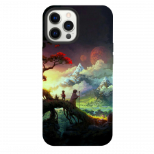 iPhone 13 Pro Max Wonderland Adventure Black Silicone Case