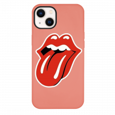 iPhone 13 Pop Art Rolling Stone Pink Silicone Case