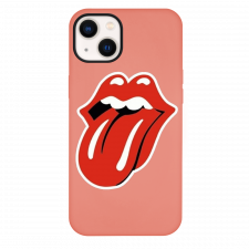 iPhone 13 Pop Art Rolling Stone Pink Silicone Case